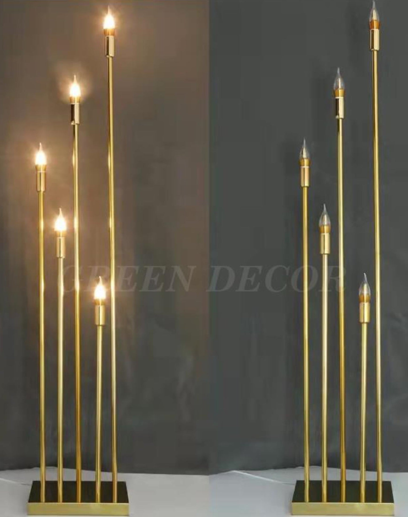 5 LED BULB METAL STAND