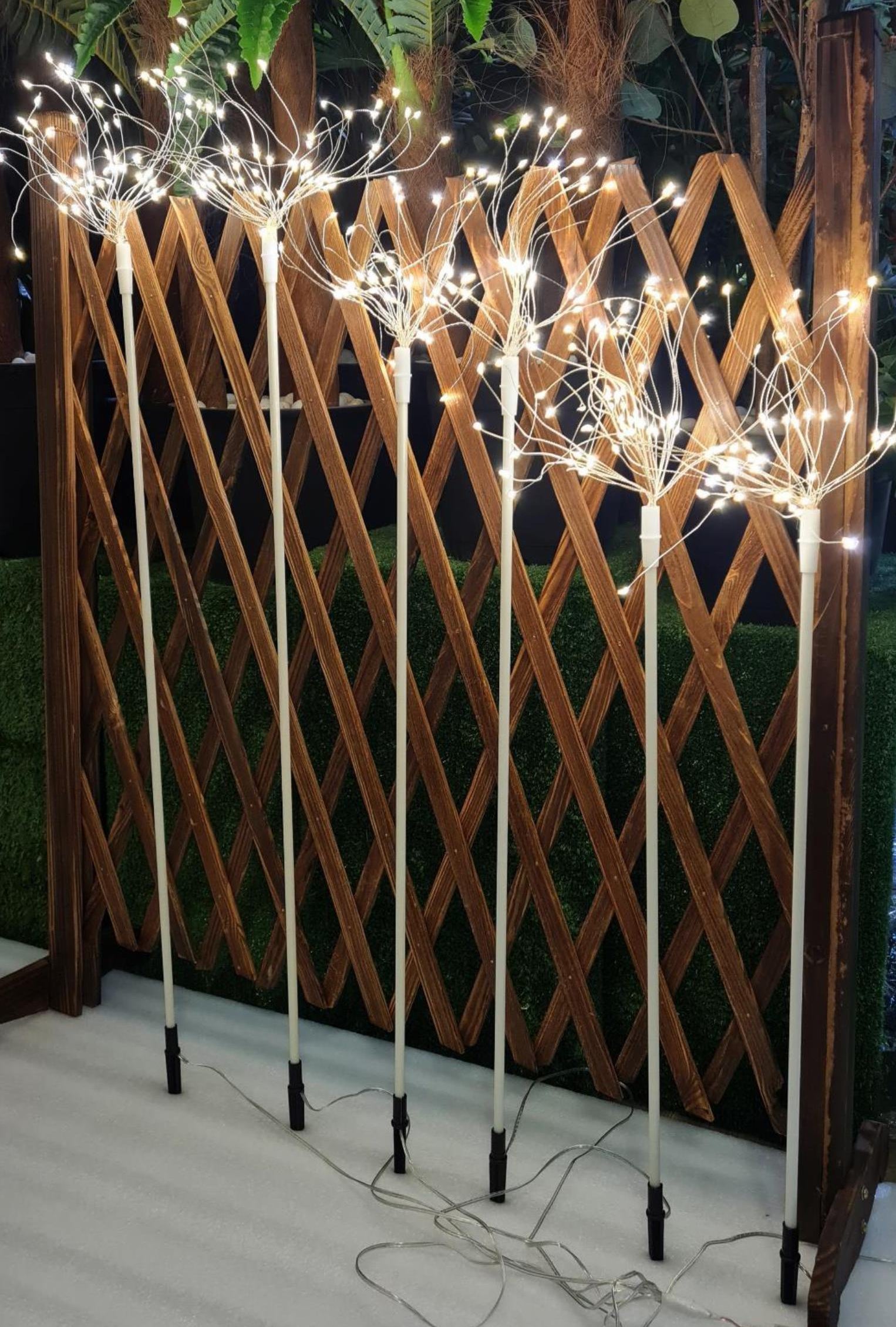 RICE LIGHT WITH PVC STICK (100 CM, 90 CM, 80 CM/ SET OF 6 PC)