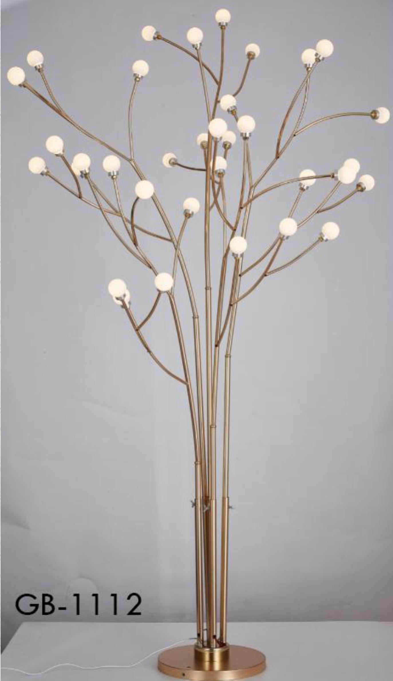 GOLDEN PEARL TREE- METAL (35 BULBS)