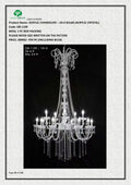 ACRYLIC CHANDELIER – 10+5 BULBS (ACRYLIC CRYSTAL)