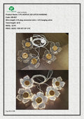5 Acrylic LED Lotus Hanging Wedding & Home Decor