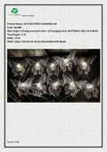 10 PC BUTTERFLY HANGING LED