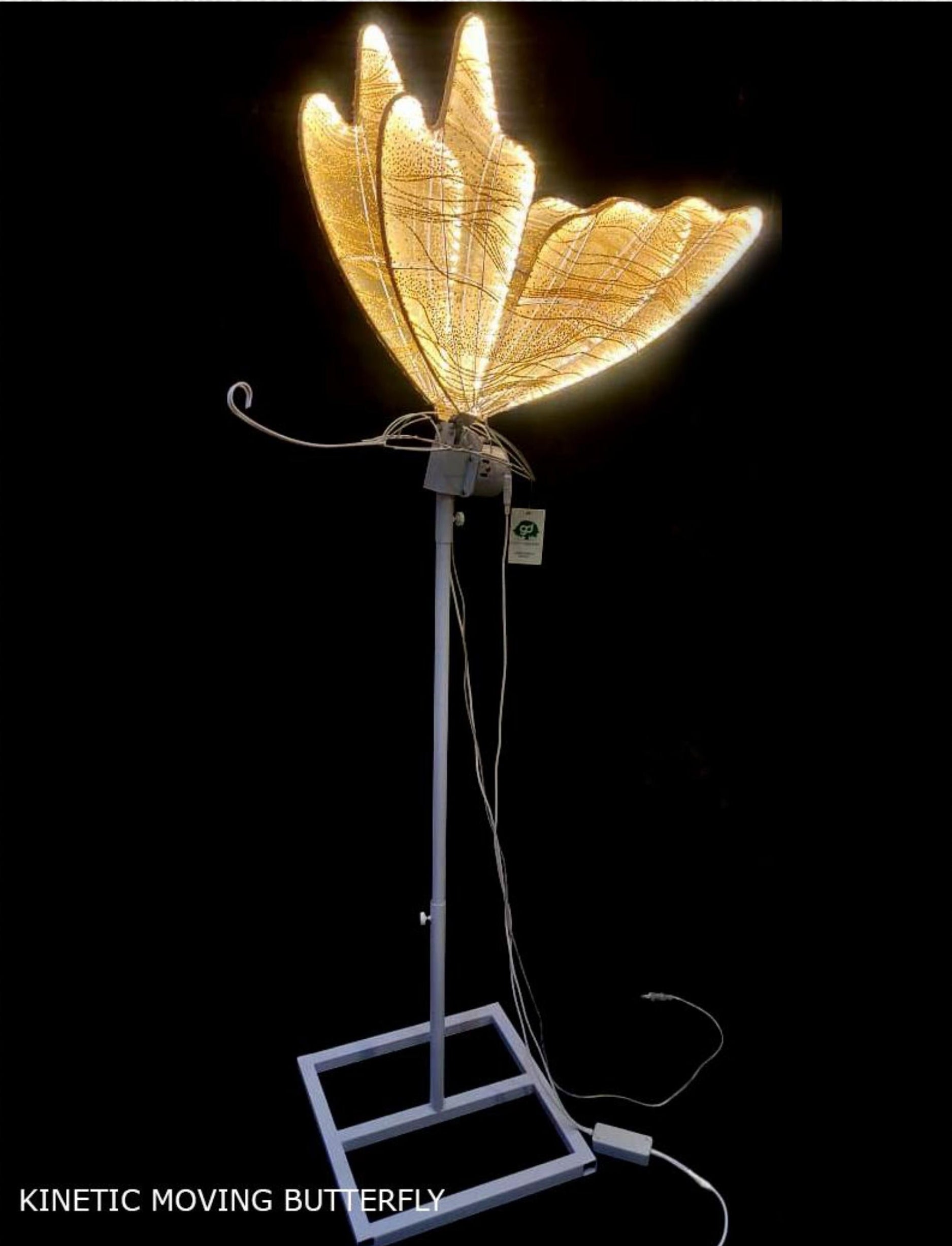 MOVING BUTTERFLY LED LIGHT WITH STAND ( WITH MOTOR )