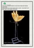 MOVING BUTTERFLY LED LIGHT WITH STAND ( WITH MOTOR )