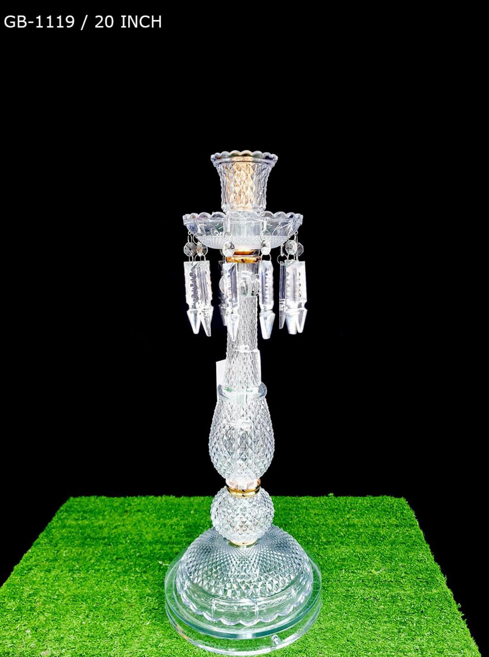 ACRYLIC CANDLE STAND/ CENTRE TABLE STAND – 20 INCH