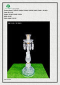 ACRYLIC CANDLE STAND/ CENTRE TABLE STAND – 20 INCH