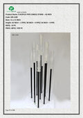 9 ACRYLIC PIPE CANDLE STAND – 42 INCH