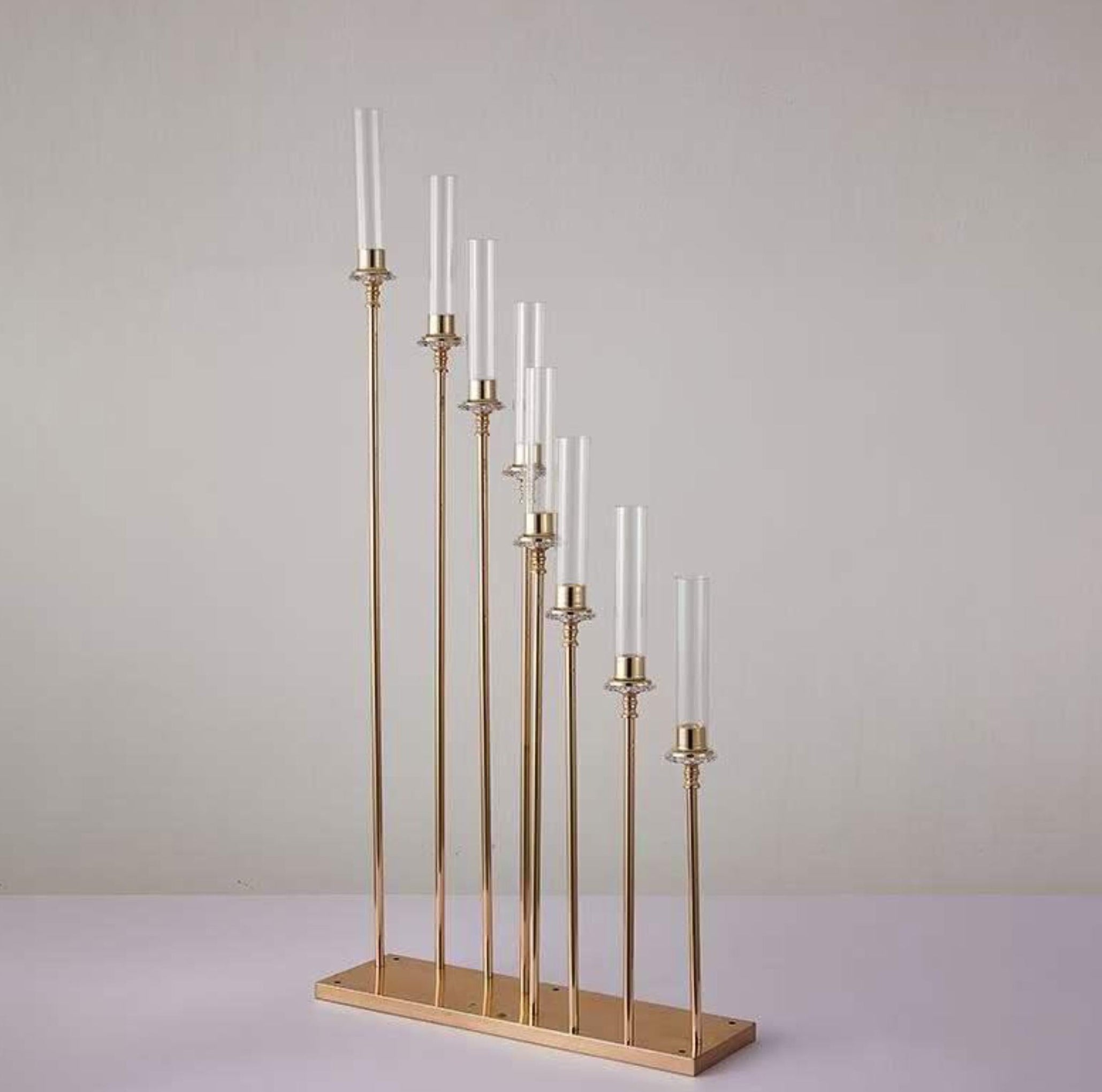 8 METAL PIPE STAND + PLASTIC TOP – RECTANGLE – 142 CM/ 4.65 FT