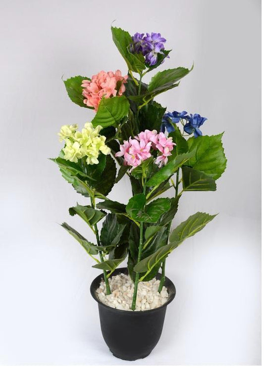 Artificial HYDRANGEA FLOWERING PLANT SET OF 5 PLANTS