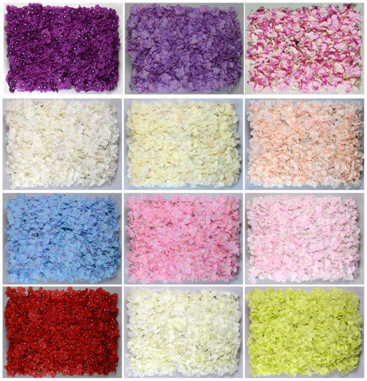 Artificial Hydrangea Flower Mat – (Heavy & Thick)