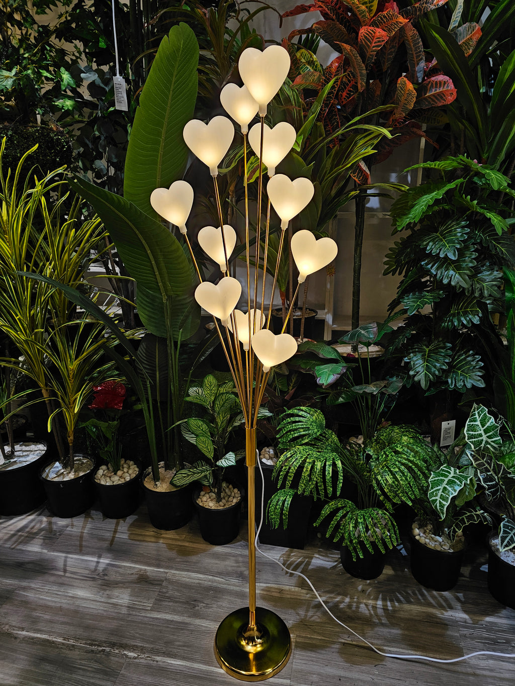 Led Heart Light stand by Ginni Bloom Mumbai India