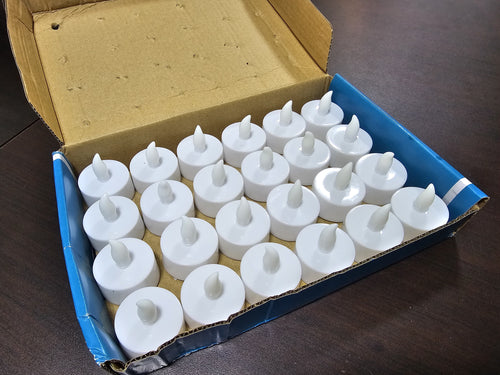 ACRYLIC TEA LIGHT FLICKERING CANDLE