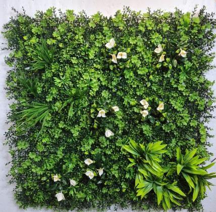 Artificial Green Wall Mat Design #07 (Outdoor use, 2-3 years colour stable)