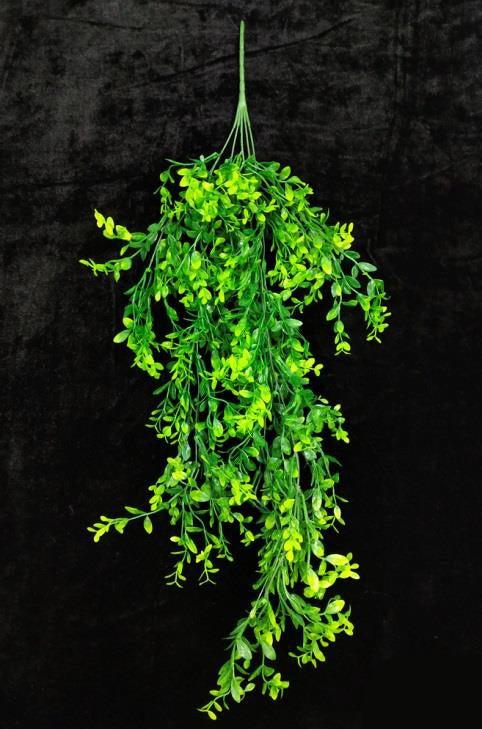 Artificial Mix Greens x 3 Hanging Bush