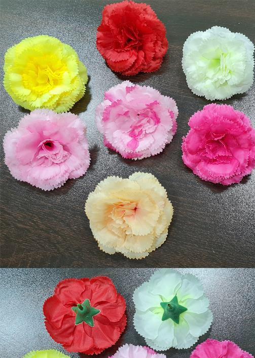 Artificial Loose Medium Carnation Heads